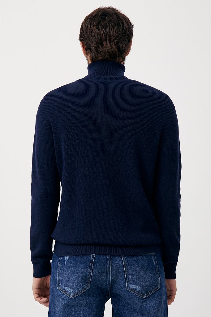 Базовый мужской свитер прямого силуэта, Модель BAS-20102, Фото №4