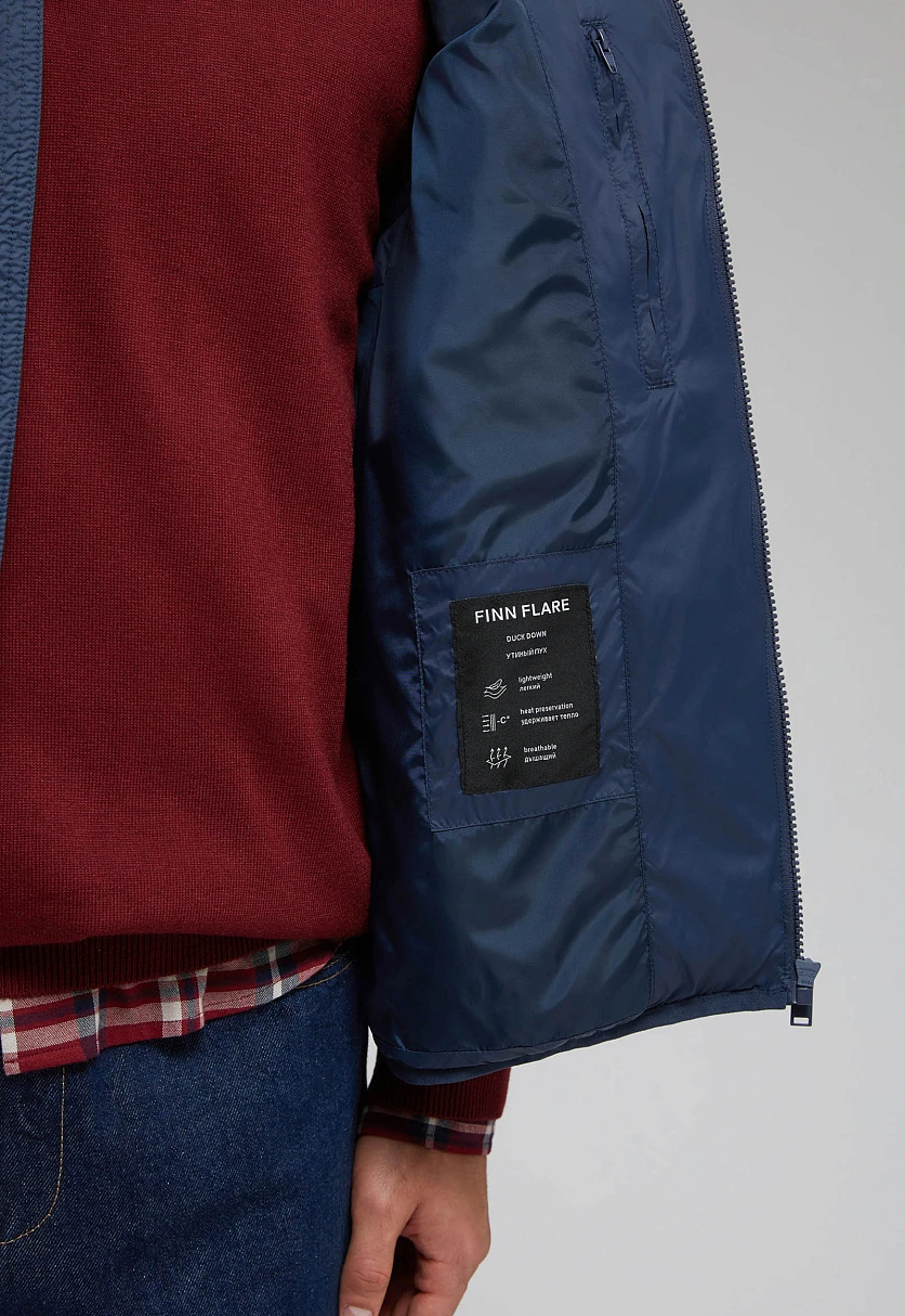 Стеганый пуховый жилет, Модель BAS-20053, Фото №8