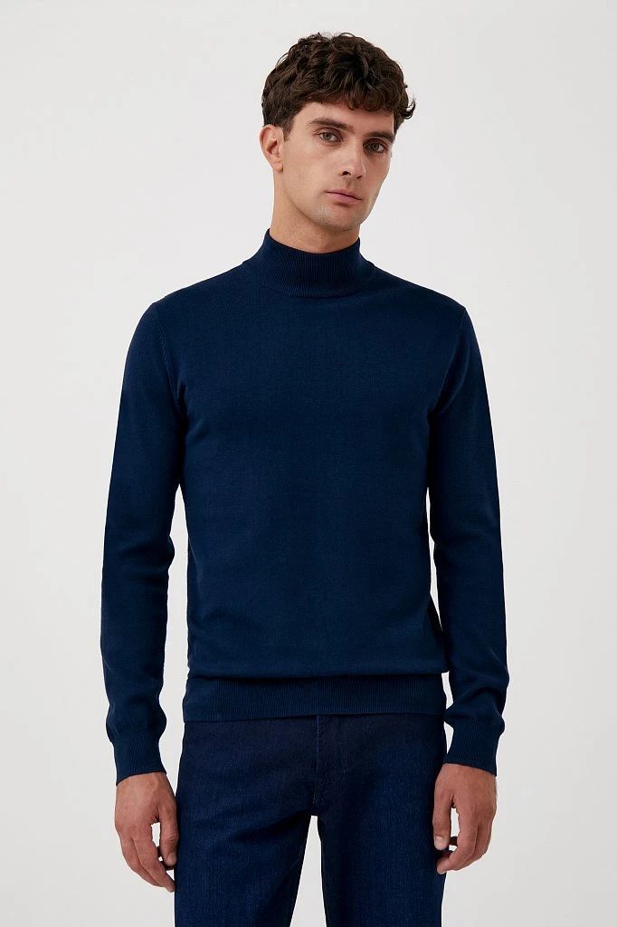 Джемпер прямого силуэта из хлопка, Модель BAS-20107, Фото №1