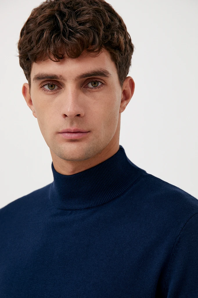 Джемпер прямого силуэта из хлопка, Модель BAS-20107, Фото №5