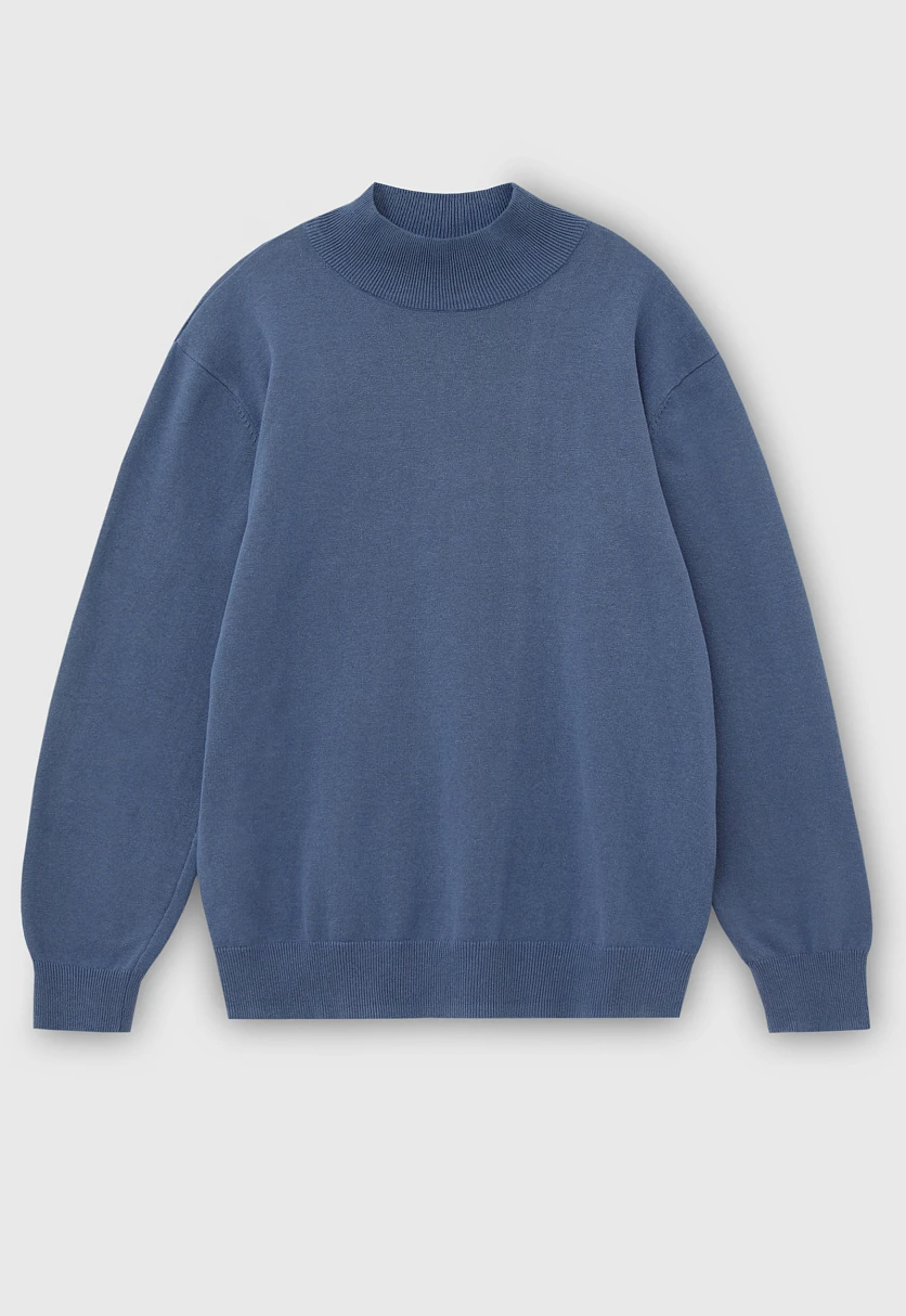 Джемпер прямого силуэта из хлопка, Модель BAS-20107, Фото №7