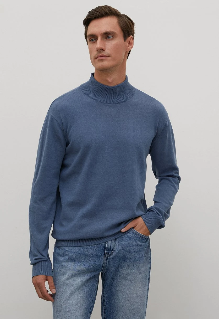 Джемпер прямого силуэта из хлопка, Модель BAS-20107, Фото №1