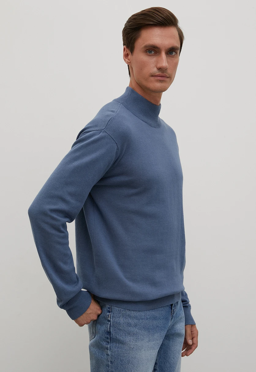 Джемпер прямого силуэта из хлопка, Модель BAS-20107, Фото №4