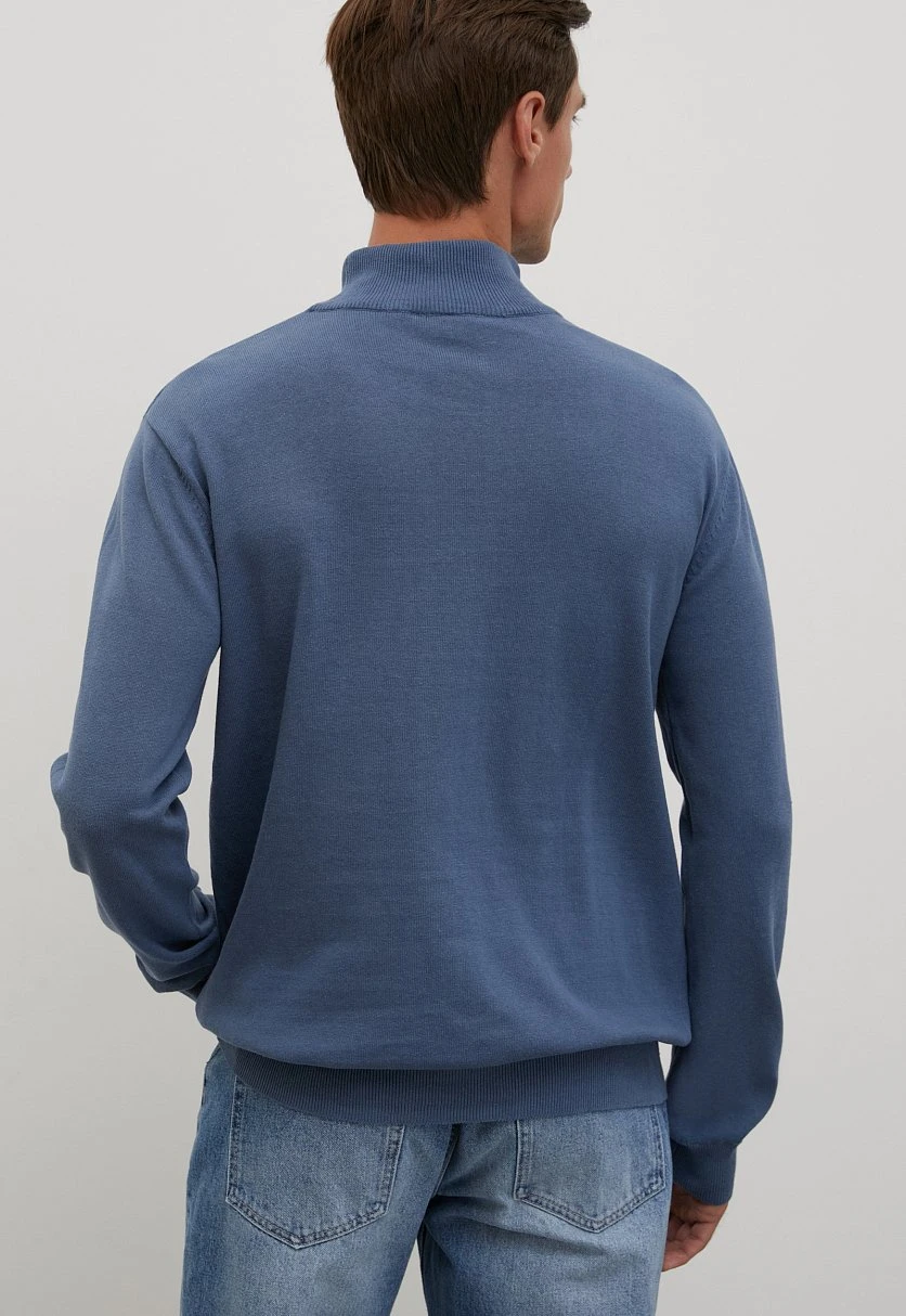 Джемпер прямого силуэта из хлопка, Модель BAS-20107, Фото №5