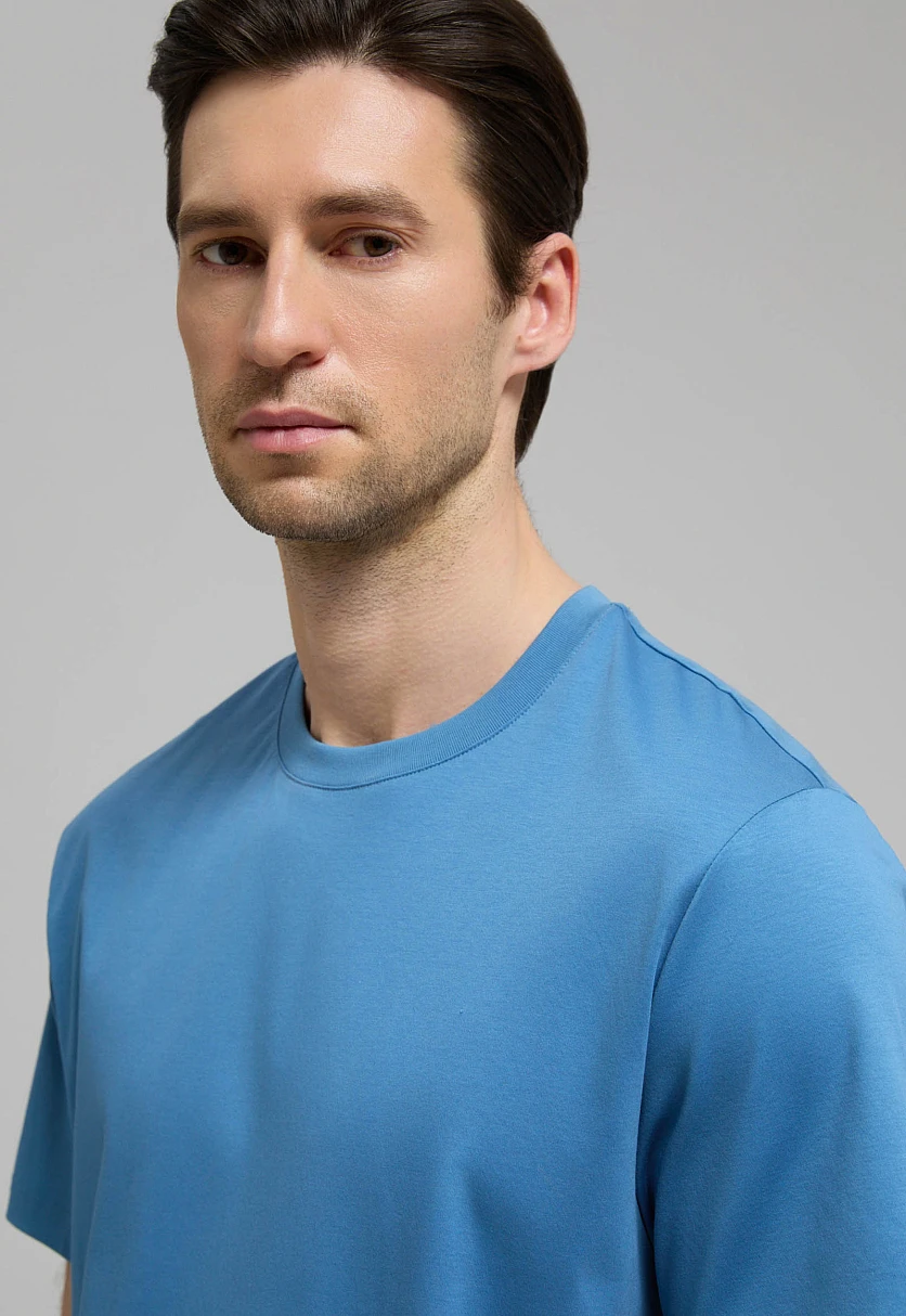 Футболка из хлопка прямого кроя, Модель BAS-200121, Фото №5