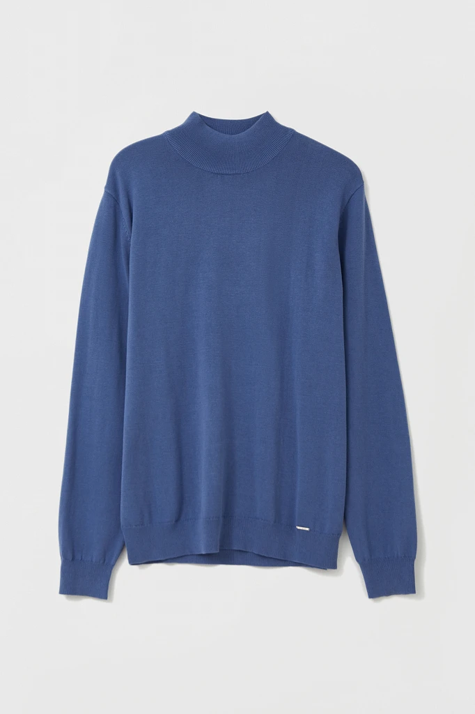 Джемпер прямого силуэта из хлопка, Модель BAS-20107, Фото №7