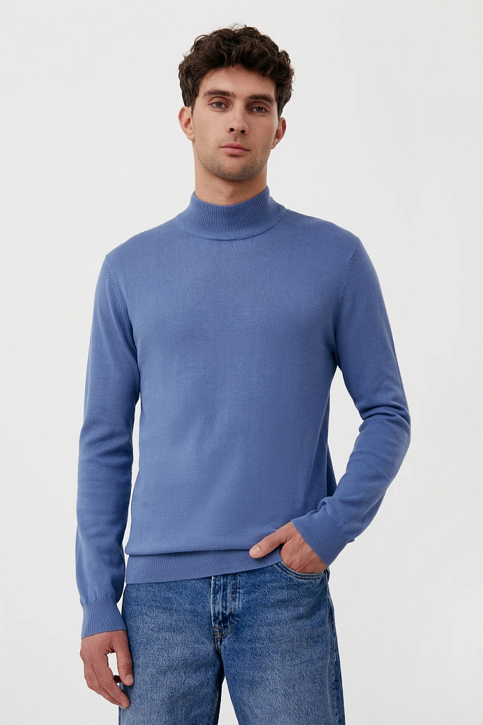 Джемпер прямого силуэта из хлопка, Модель BAS-20107, Фото №1