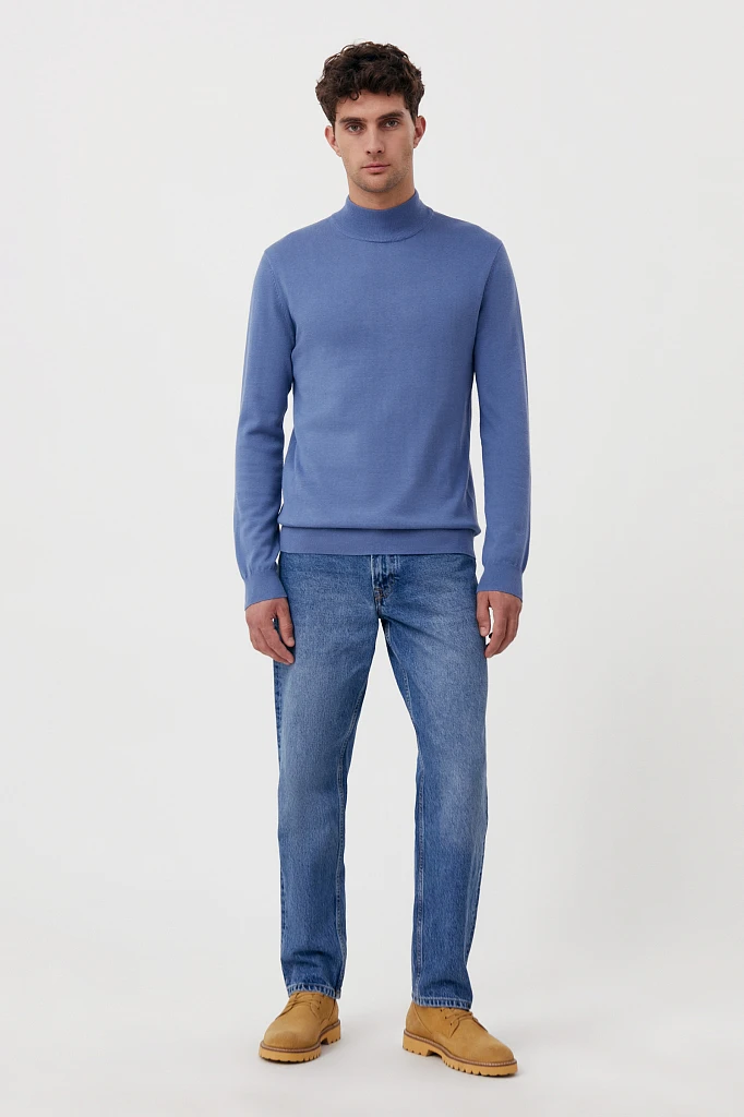 Джемпер прямого силуэта из хлопка, Модель BAS-20107, Фото №2