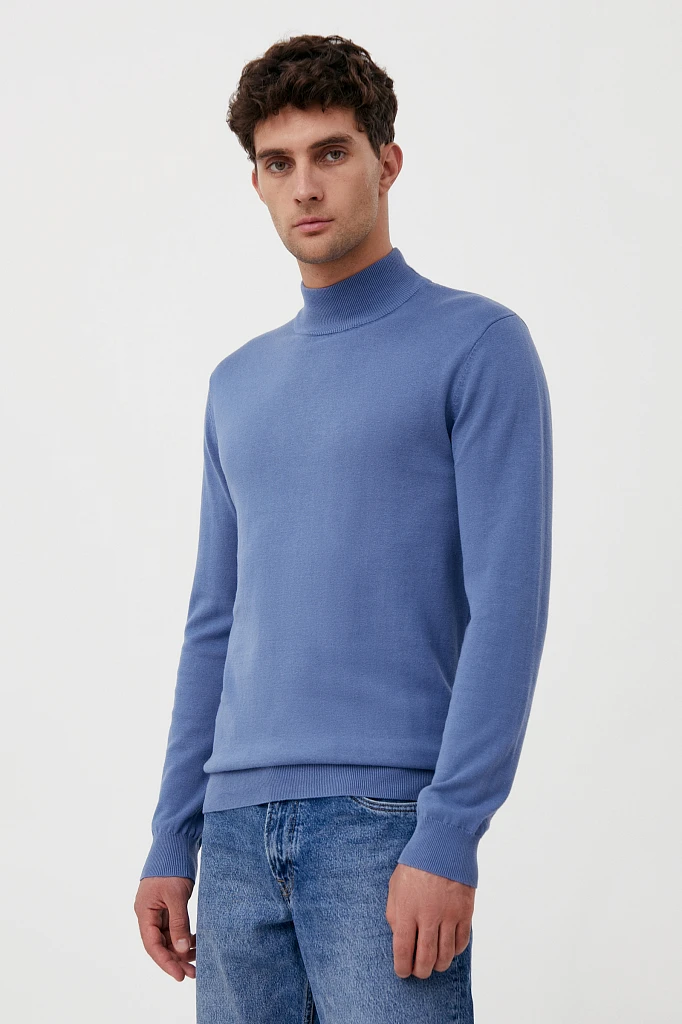 Джемпер прямого силуэта из хлопка, Модель BAS-20107, Фото №3