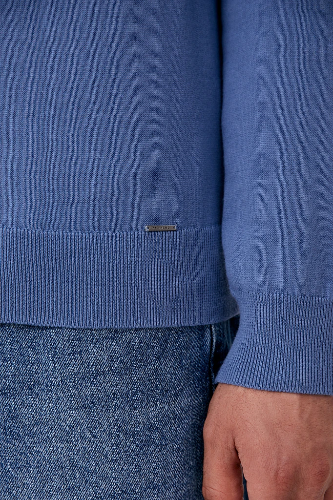 Джемпер прямого силуэта из хлопка, Модель BAS-20107, Фото №5