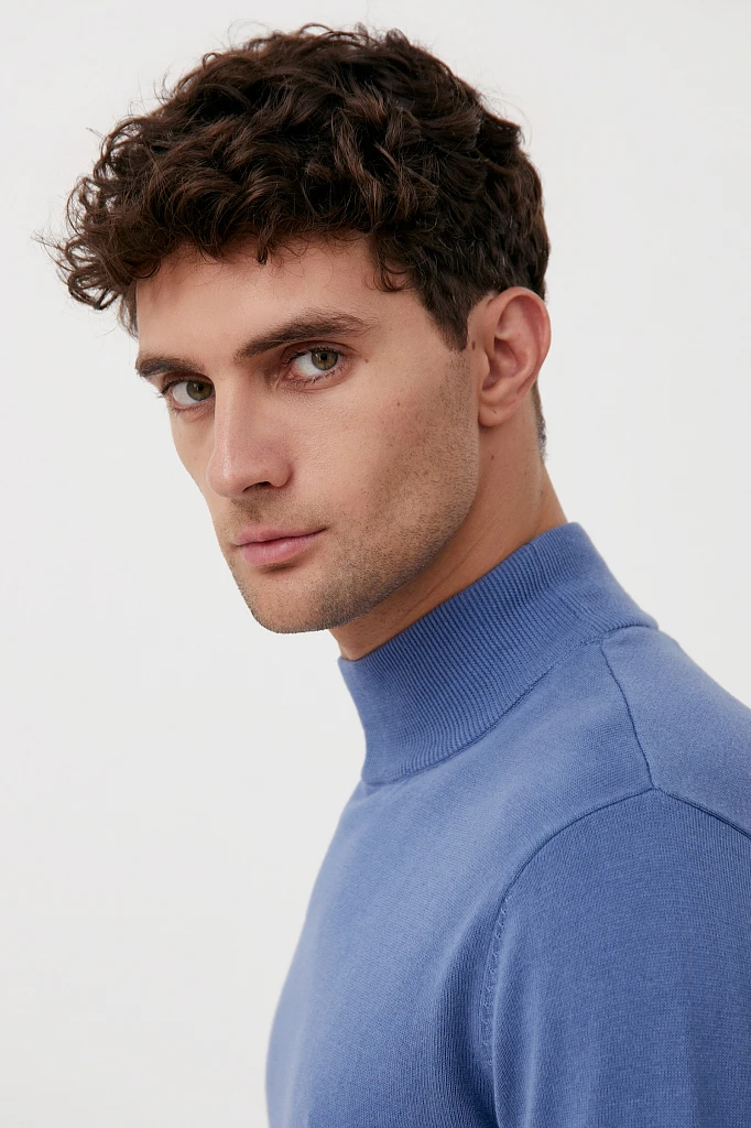 Джемпер прямого силуэта из хлопка, Модель BAS-20107, Фото №6