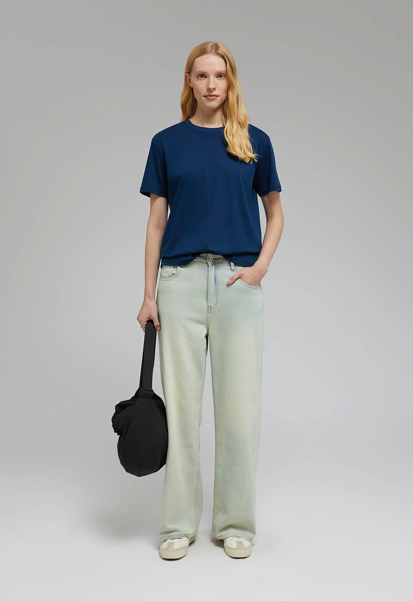 Футболка из мерсеризованного хлопка