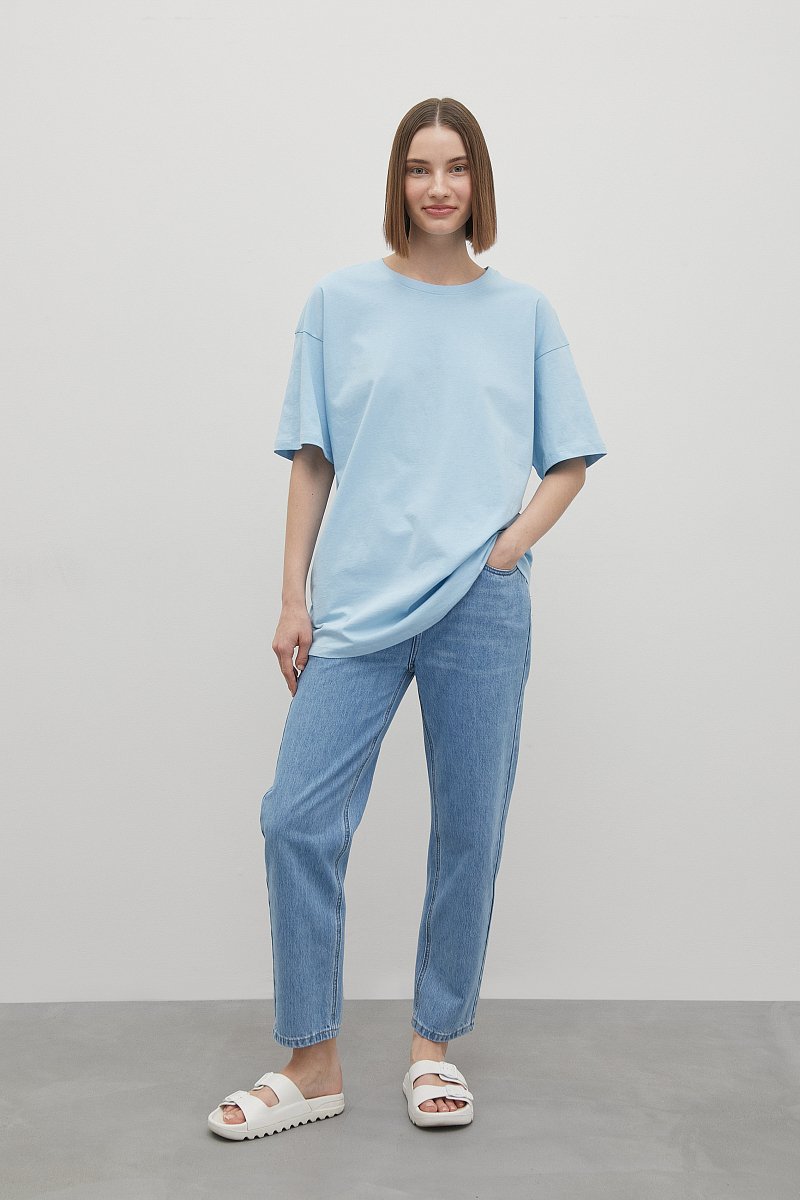 Футболка oversize силуэта, Модель BAS-100107, Фото №2