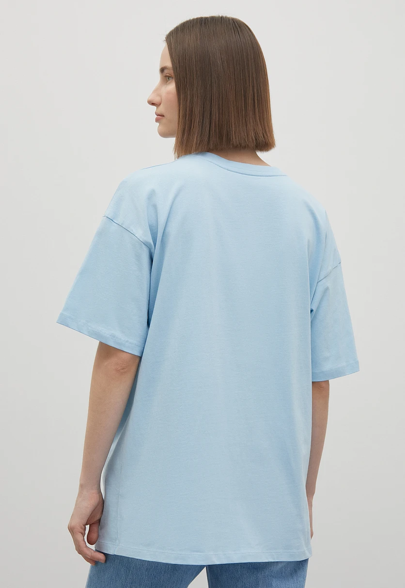Футболка oversize силуэта, Модель BAS-100107, Фото №5