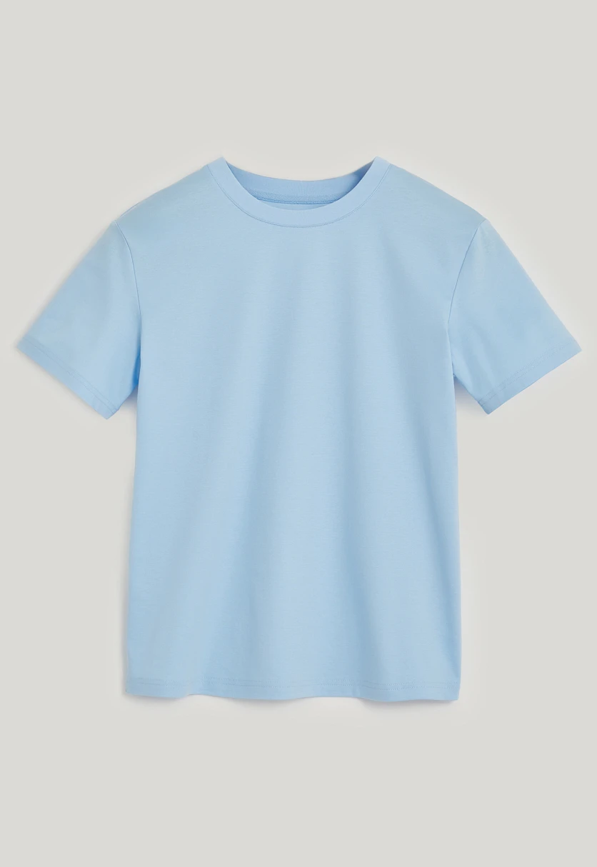 Футболка из мерсеризованного хлопка, Модель BAS-100161, Фото №7