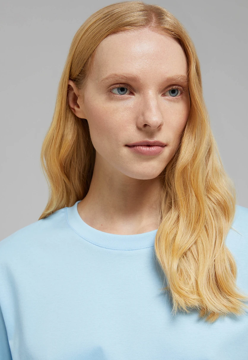 Футболка из мерсеризованного хлопка, Модель BAS-100161, Фото №5