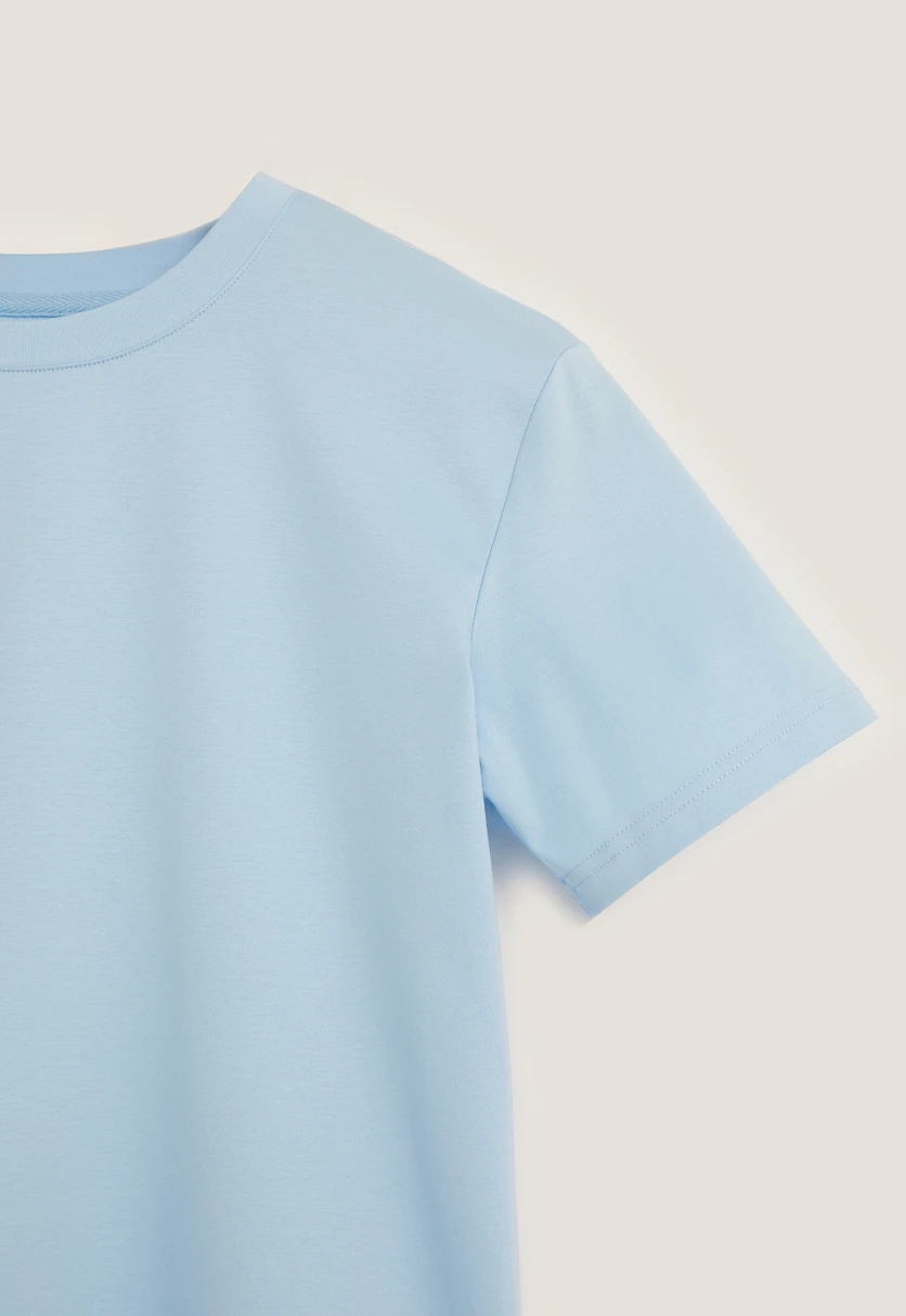 Футболка из мерсеризованного хлопка, Модель BAS-100161, Фото №6