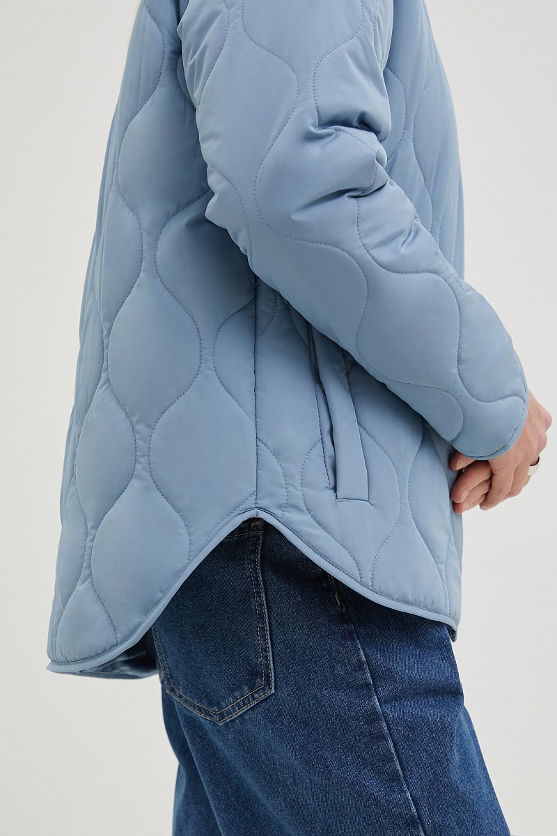 Куртка утепленная с воротником-стойкой, Модель BAS-100119, Фото №6