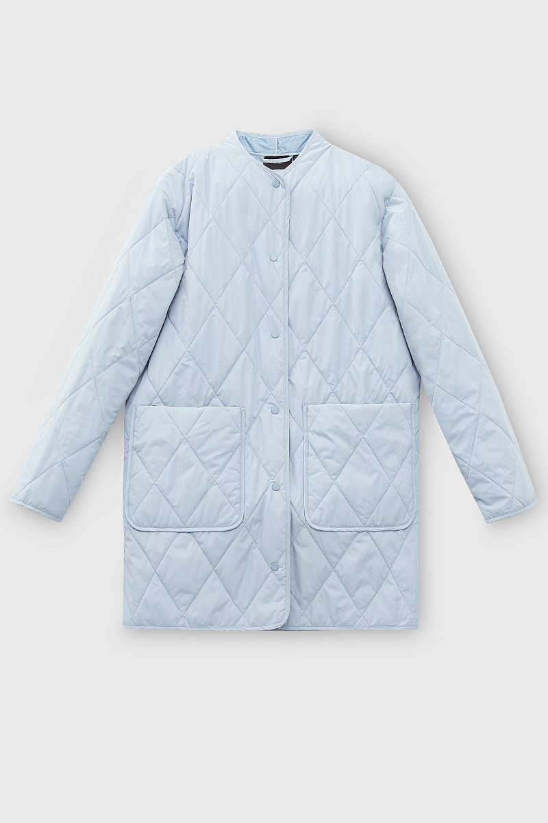 Утепленное стеганое пальто, Модель BAS-10089, Фото №8