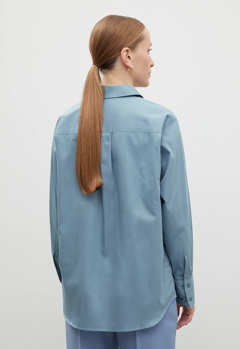 Рубашка oversize силуэта, Модель BAS-10097, Фото №5