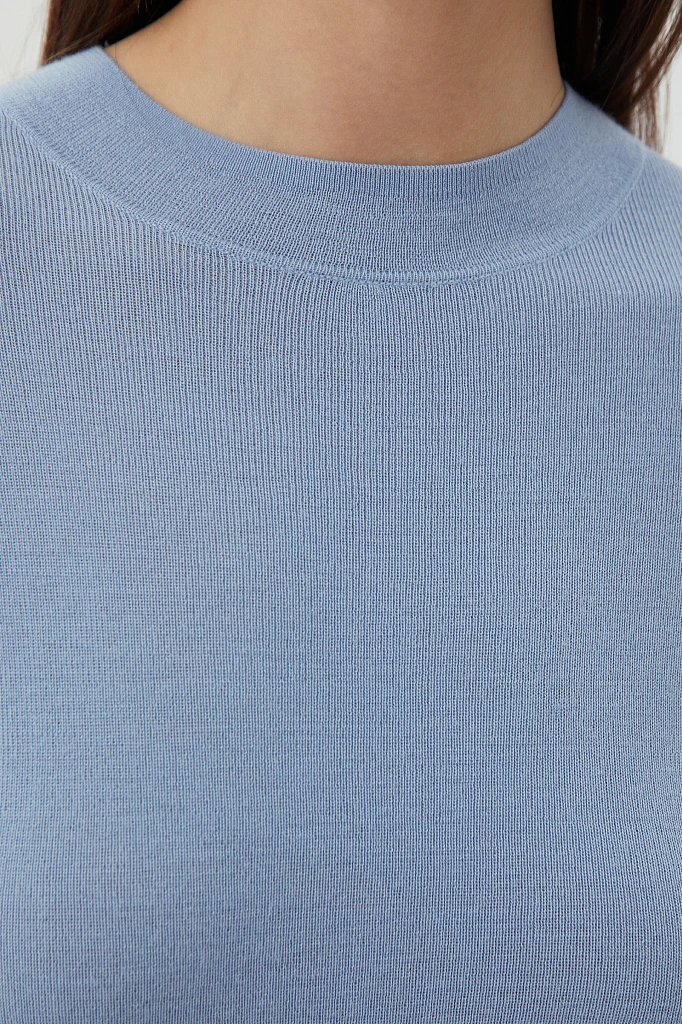 Базовый трикотажный джемпер женский, Модель BAS-10109, Фото №6