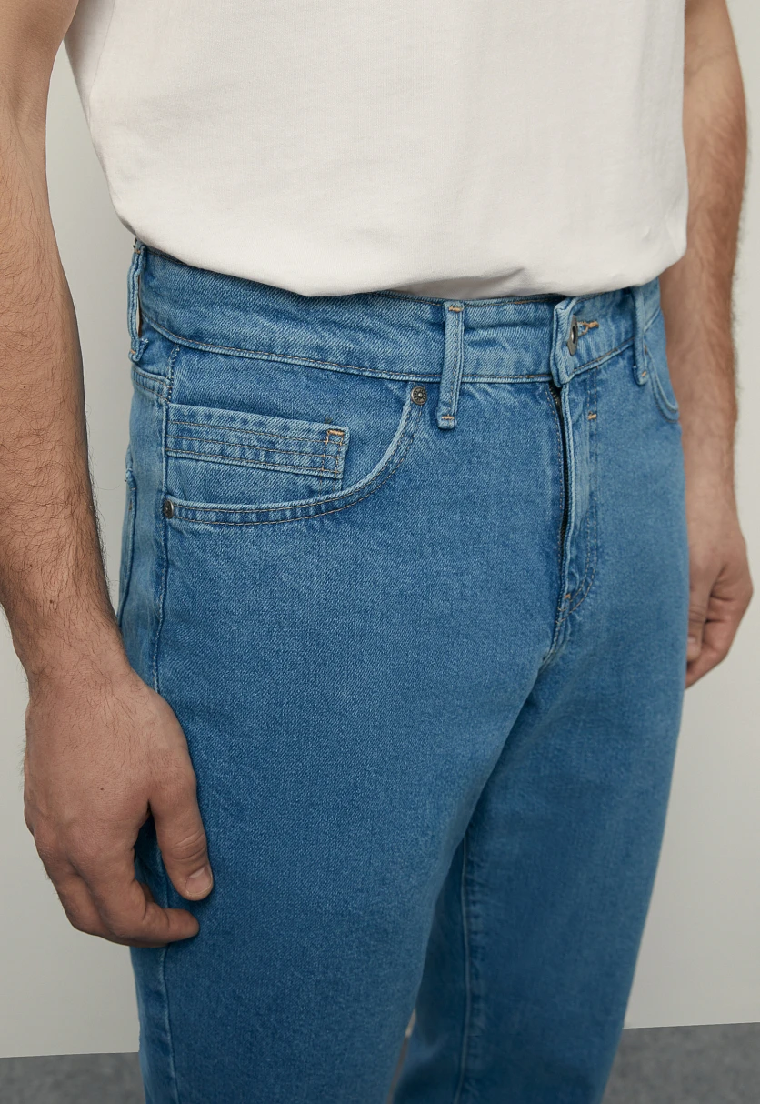 Джинсы straight fit мужские, Модель BAS-25000, Фото №5