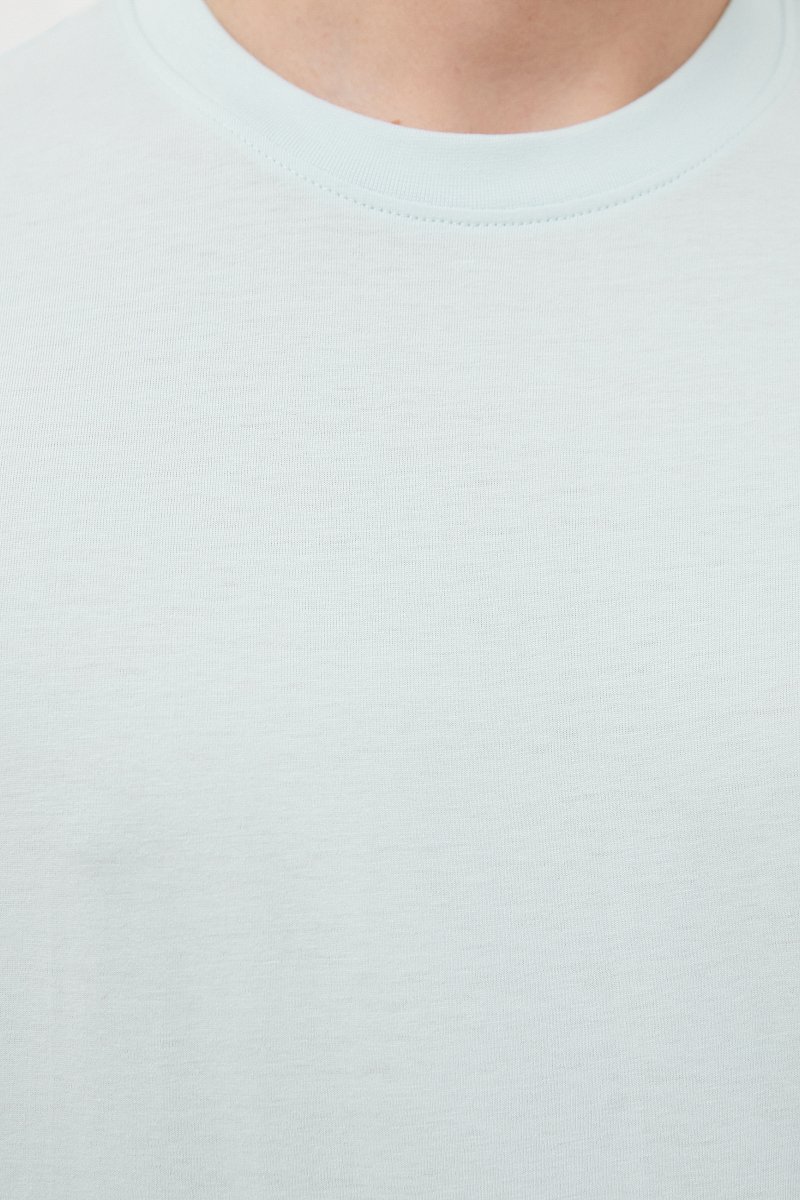 Базовая футболка из хлопка, Модель BAS-20008, Фото №6