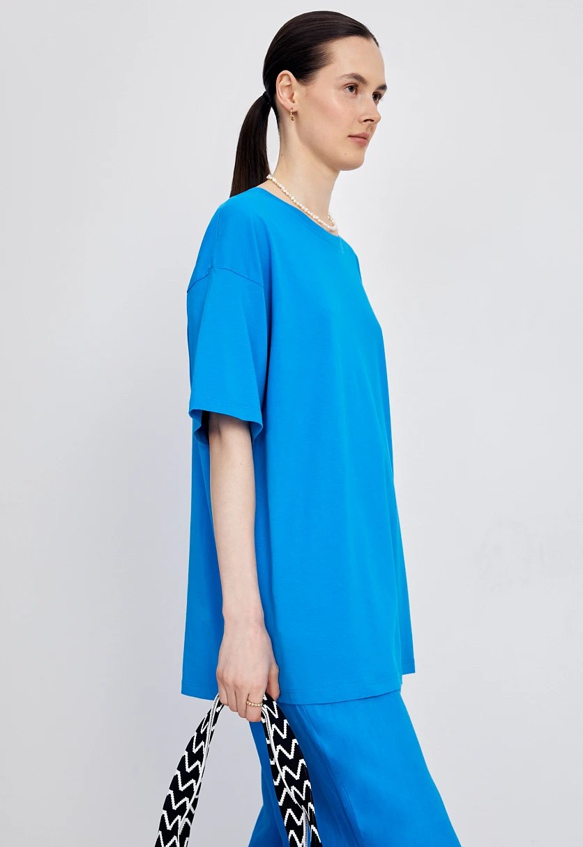 Футболка oversize силуэта, Модель BAS-100107, Фото №4