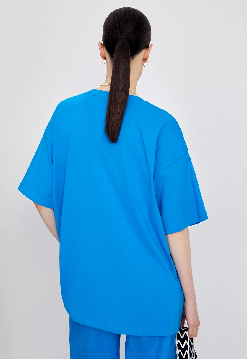 Футболка oversize силуэта, Модель BAS-100107, Фото №5