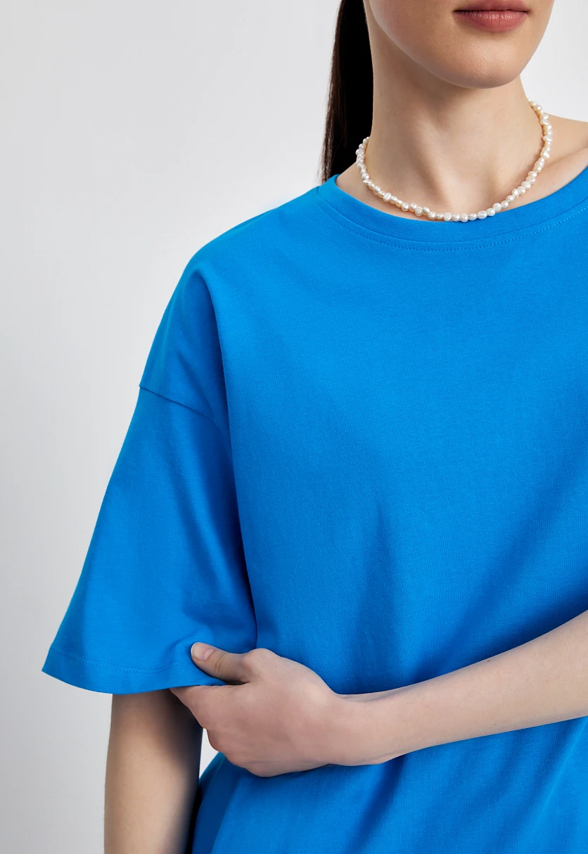 Футболка oversize силуэта, Модель BAS-100107, Фото №6