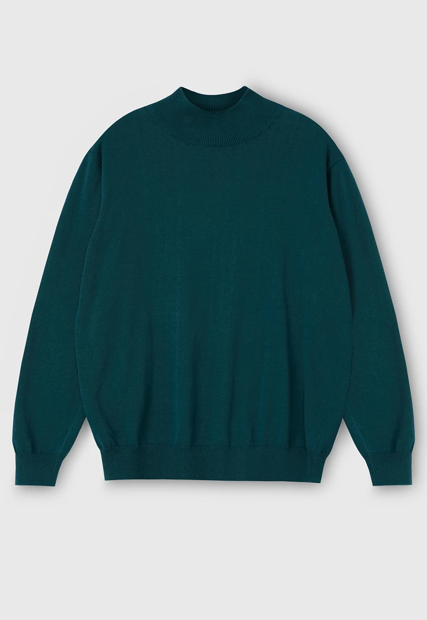 Джемпер прямого силуэта из хлопка, Модель BAS-20107, Фото №8