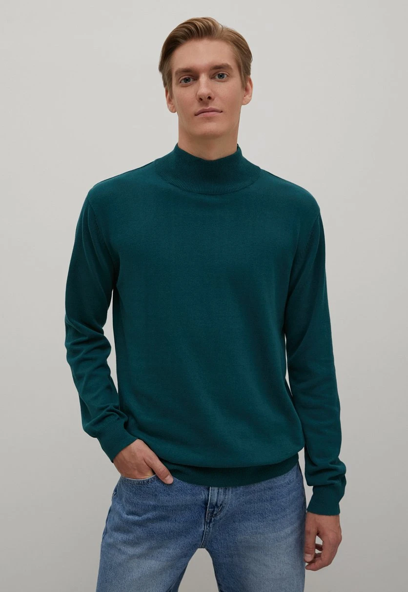 Джемпер прямого силуэта из хлопка, Модель BAS-20107, Фото №1