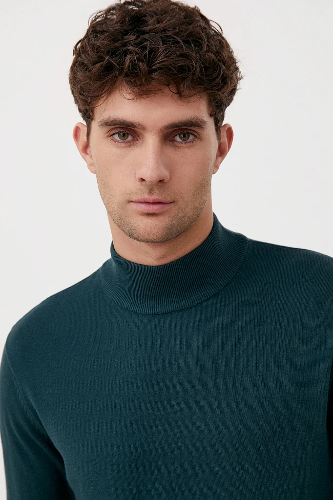 Джемпер прямого силуэта из хлопка, Модель BAS-20107, Фото №7