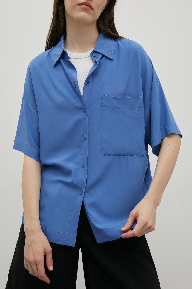 Рубашка с коротким рукавом, Модель BAS-10060, Фото №3