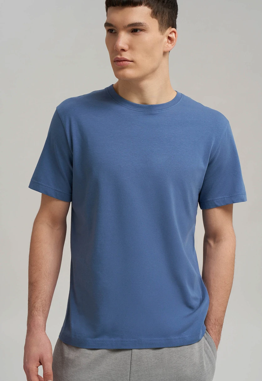 Футболка облегающего кроя из джерси, Модель BAS-200162, Фото №6