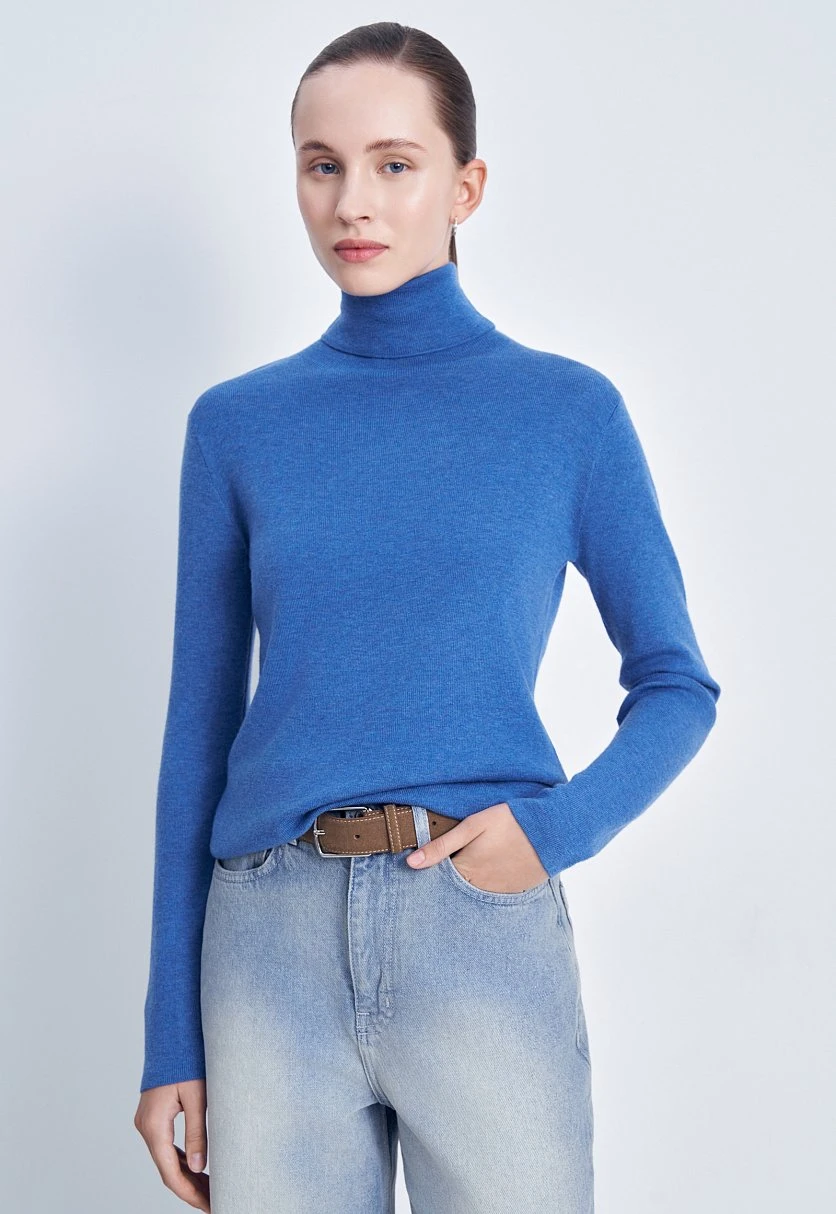 Водолазка приталенного силуэта, Модель BAS-10155, Фото №1