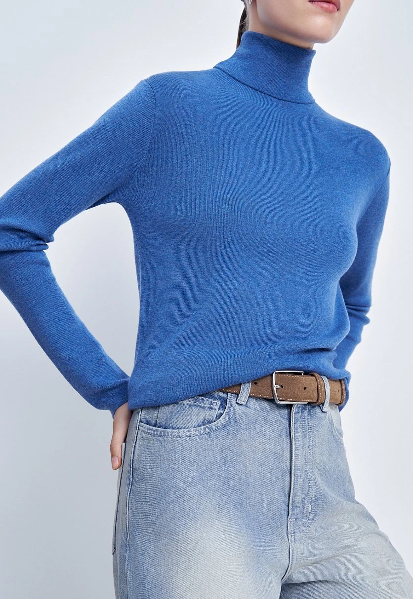 Водолазка приталенного силуэта, Модель BAS-10155, Фото №3