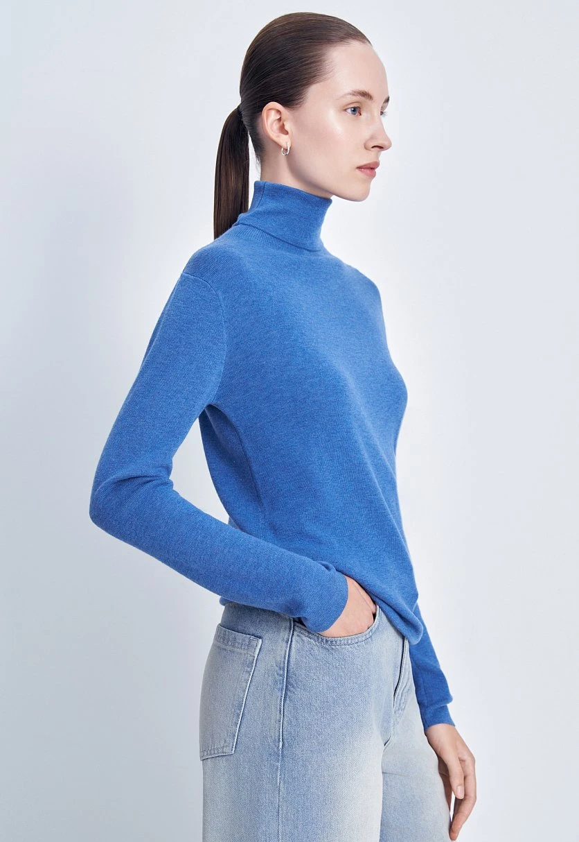 Водолазка приталенного силуэта, Модель BAS-10155, Фото №4