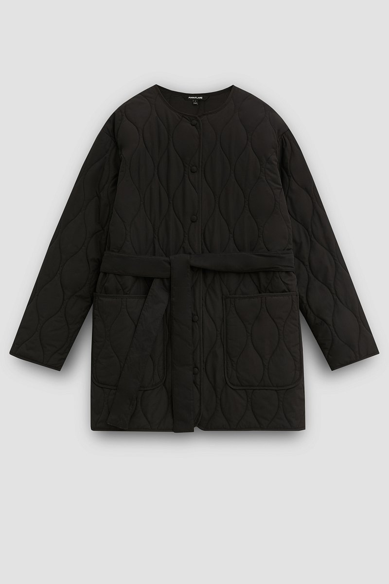 Куртка утепленная с поясом, Модель BAS-100117, Фото №8