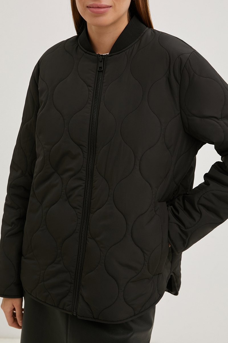 Куртка утепленная с воротником-стойкой, Модель BAS-100119, Фото №3