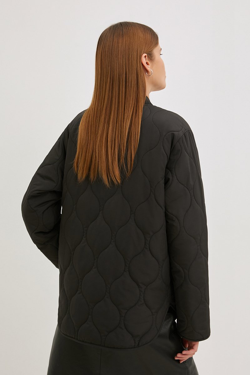 Куртка утепленная с воротником-стойкой, Модель BAS-100119, Фото №5