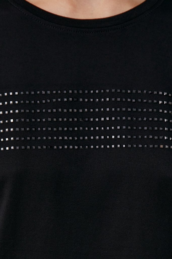 Женская футболка из мерсеризированного хлопка, Модель BAS-10032, Фото №5