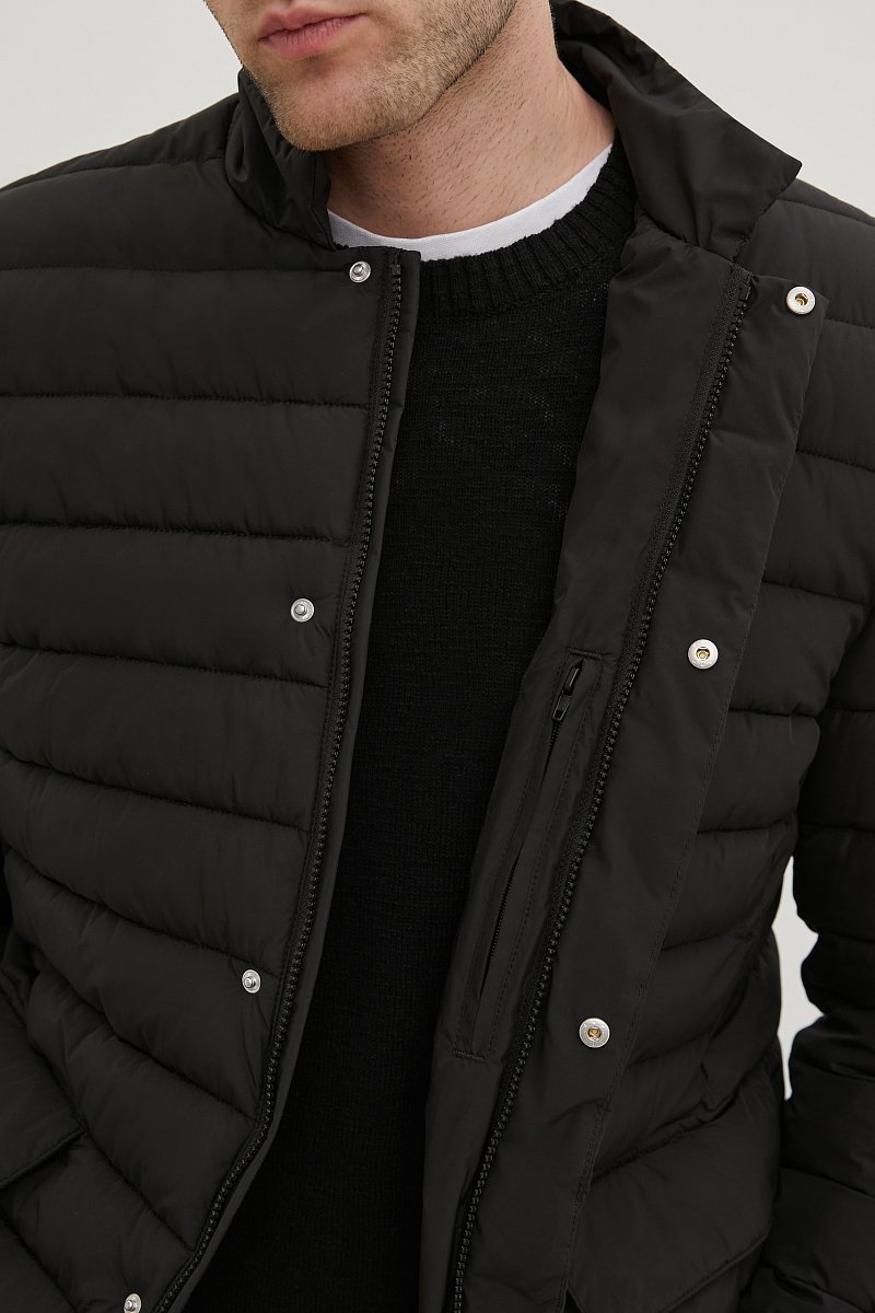 Утепленная куртка прямого силуэта, Модель BAS-200106, Фото №6