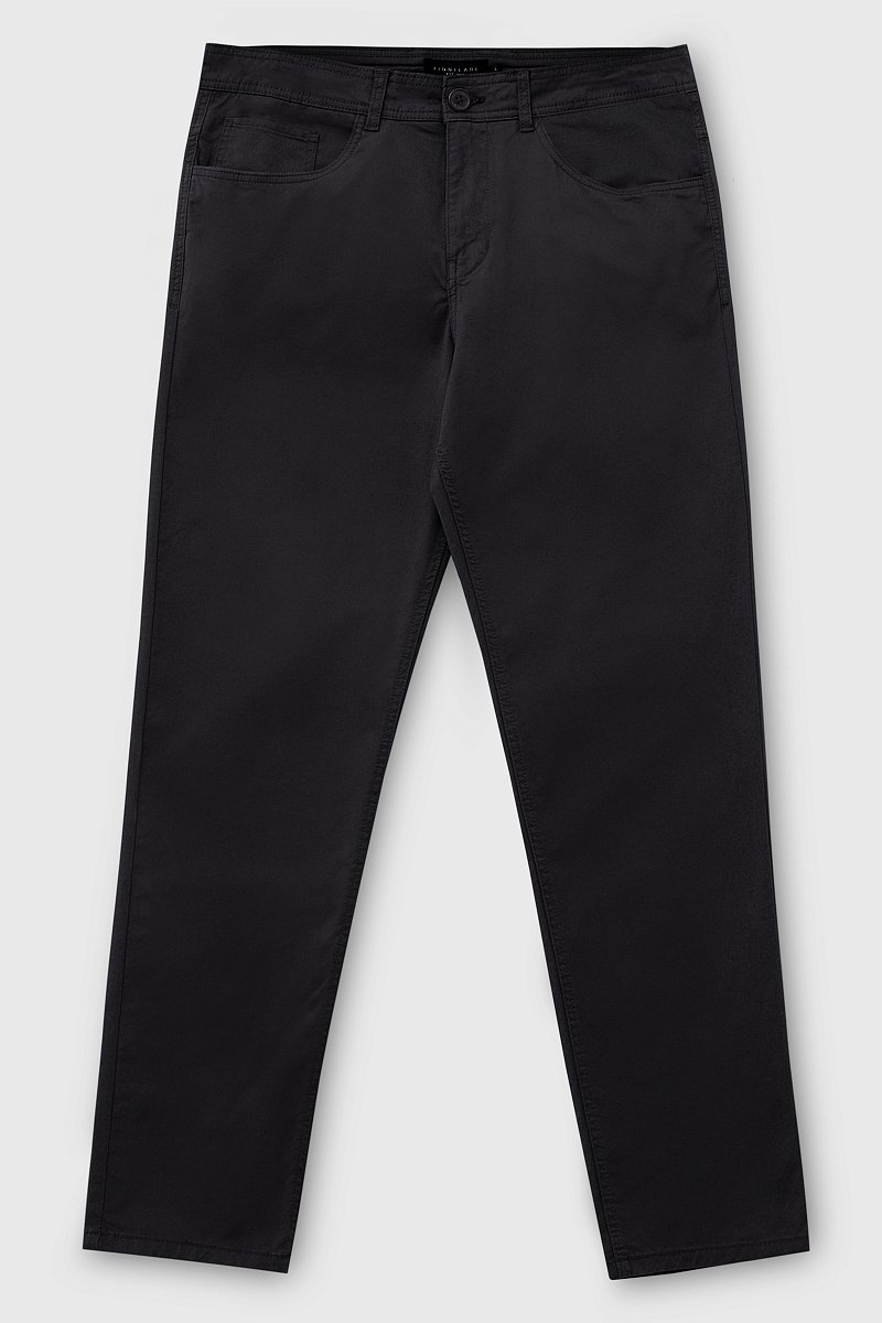 Прямые брюки из хлопка, Модель BAS-20065, Фото №7