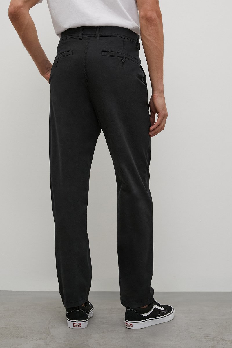 Хлопковые брюки tapered fit, Модель BAS-20066, Фото №5