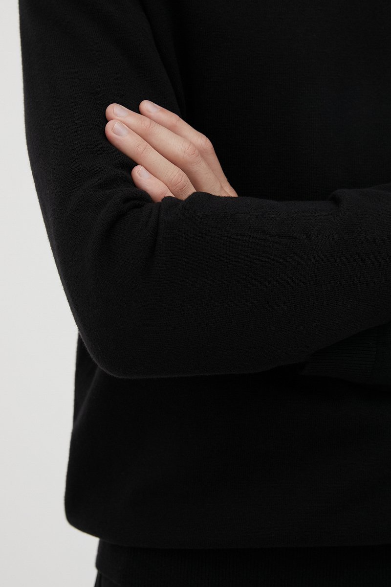 Базовый мужской пуловер прямого силуэта, Модель BAS-20101, Фото №6