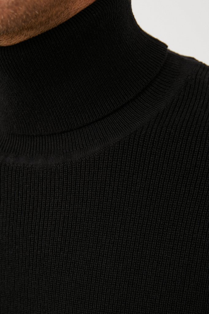 Базовый мужской свитер прямого силуэта, Модель BAS-20102, Фото №5