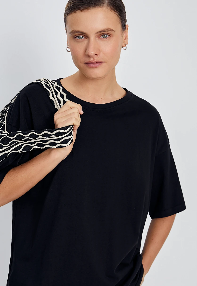 Футболка oversize силуэта, Модель BAS-100107, Фото №3