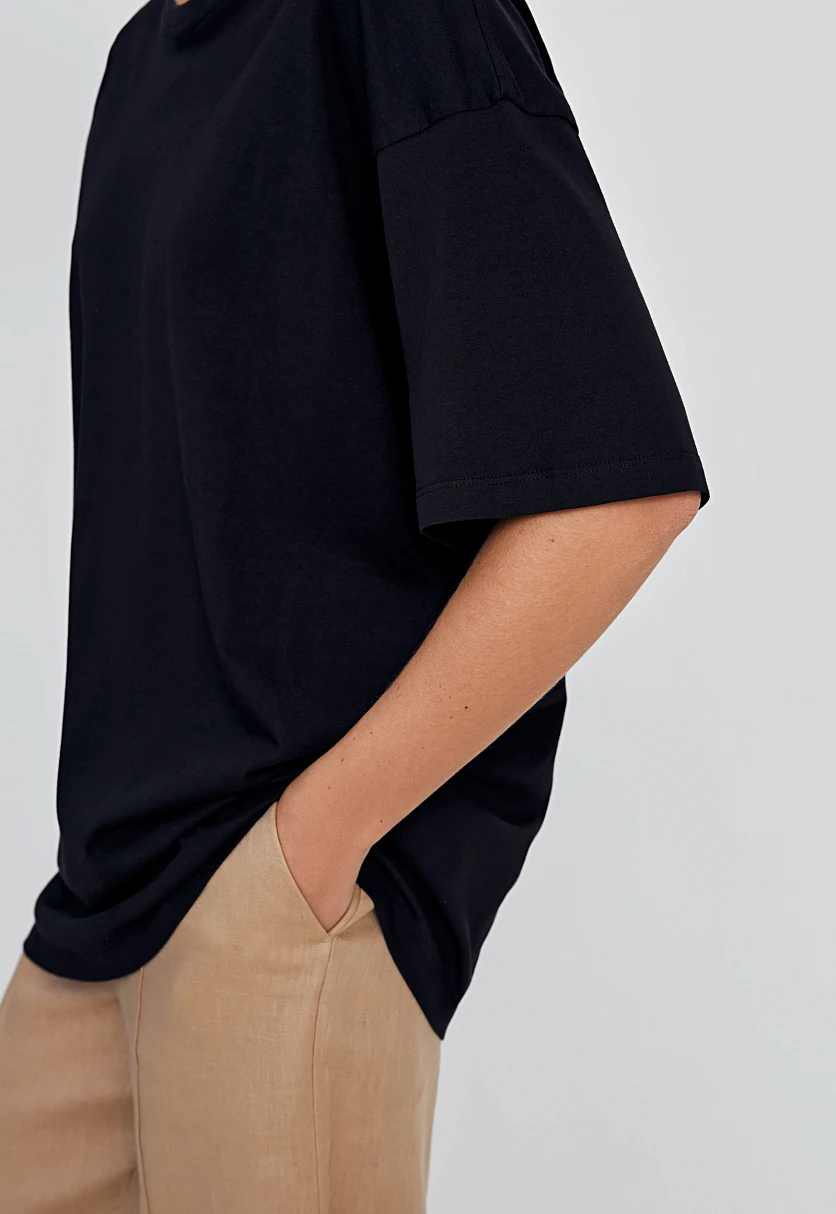 Футболка oversize силуэта, Модель BAS-100107, Фото №6