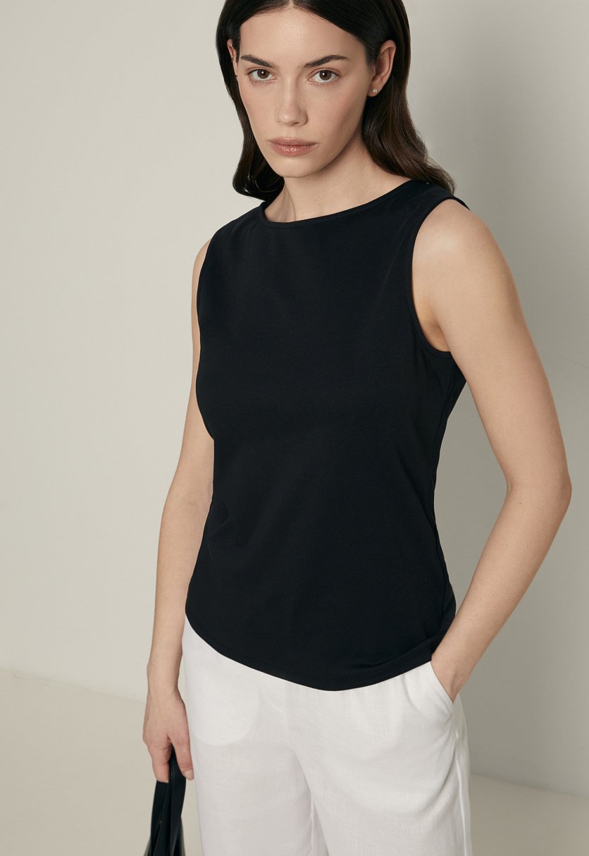 Майка из мерсеризованного хлопка